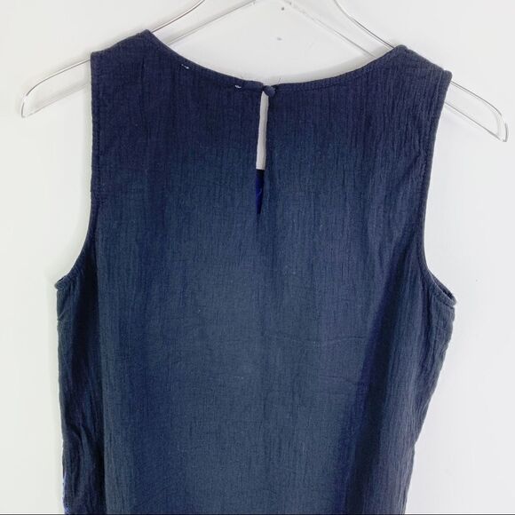 Skies Are Blue Navy Lace Tank Top Sz S - Picture 7 of 11
